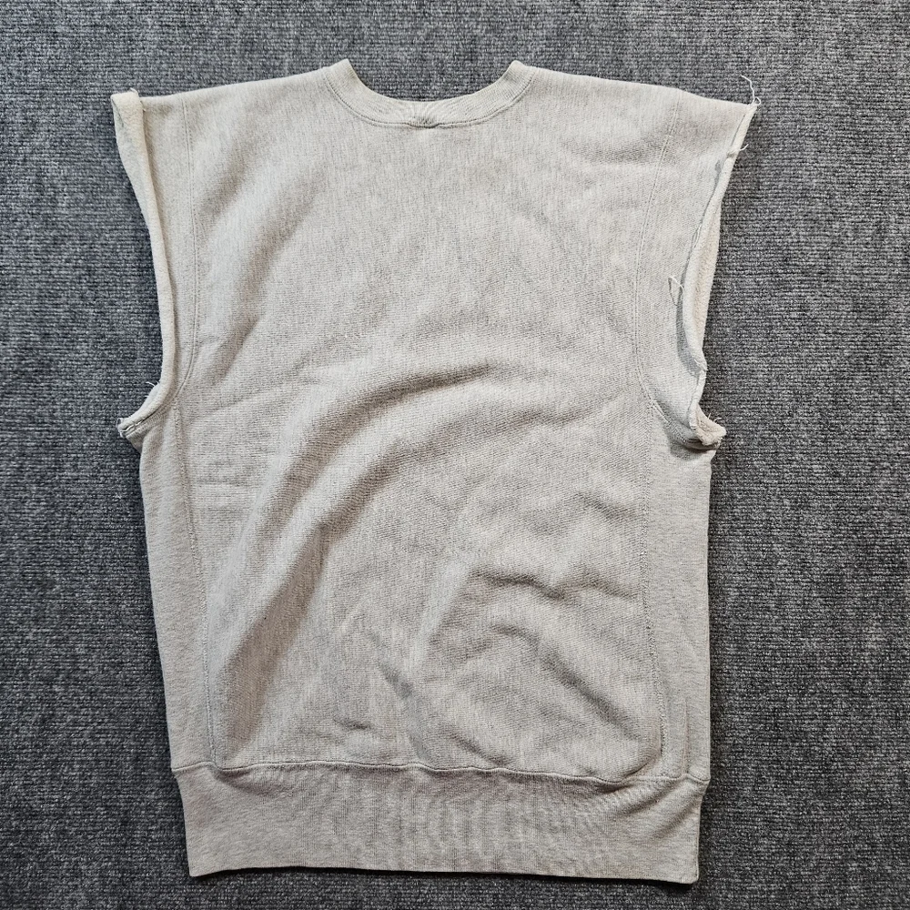 Vintage Champion Reverse Weave Michigan Cut-Off Sleeveless Sweatshirt XL - Picture 5 of 10